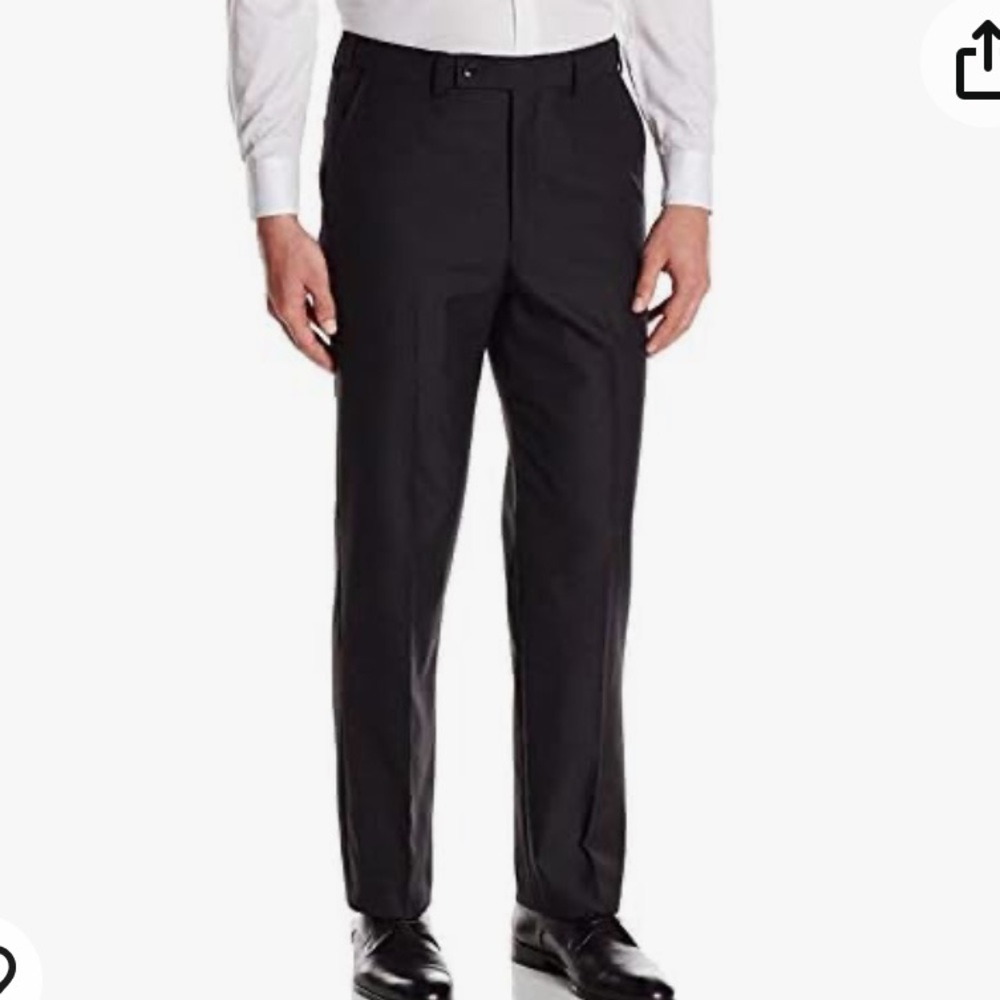 Alexander Julian Black‎ Slim Fit Trousers Sz. 36x32